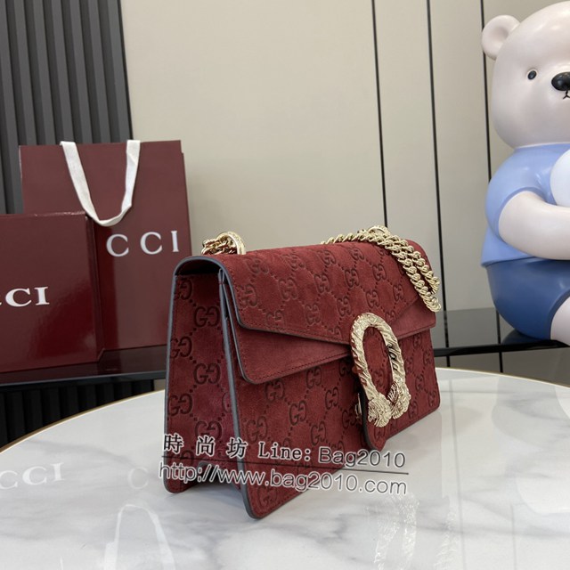 Gucci專櫃古馳經典Dionysus系列小號肩背包鏈條肩背包 jh2349型號：818145